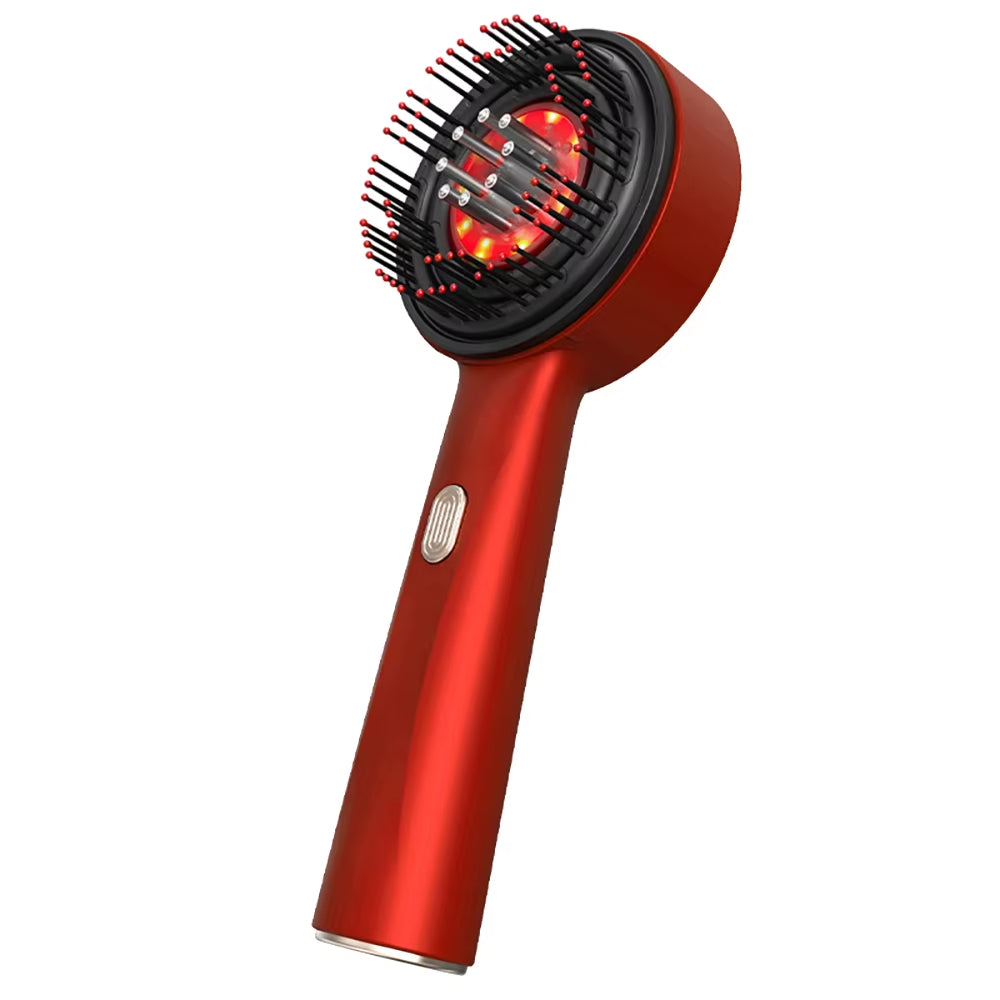 USA Free Shipping Cordless Hair Growth Scalp Oil Applicator Massage Brush Red-Light Therapy Scratching Head Massager Comb