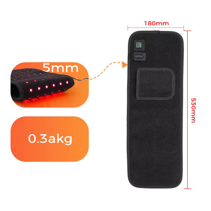 OEM ODM Home Use Pain-Relief 660Nm 850Nm Red Light Therapy Belt Physical Equipment 60W Infrared Light Waist Wrap Belt