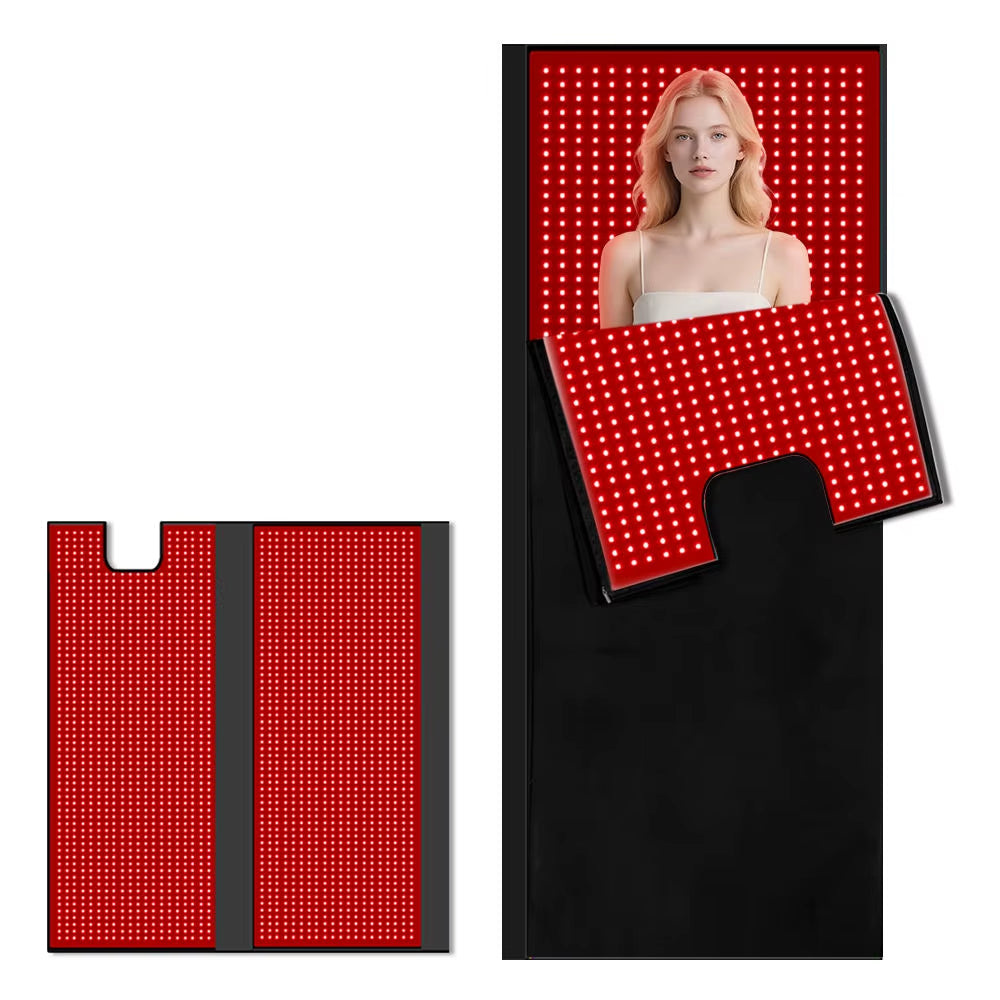 US Spot 180Cm Full Body Therapy Mat Fashion Blanket LED Red Light Sleep Bag for Head Body Health Care Sleep & Infrared Bed
