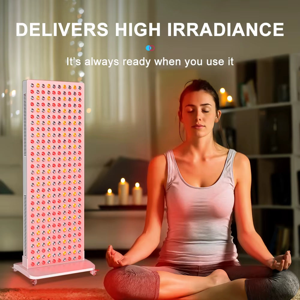 US Warehouse Stock Available Red Light Therapy Panel 7 Wavelengths 480Nm 630Nm 660Nm 810Nm 830Nm 850Nm 1060Nm Red LED Therapy