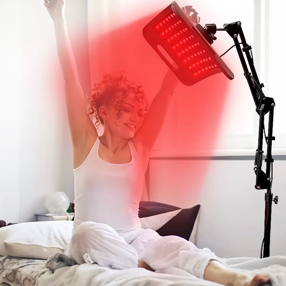US Spot Goods Red Light Therapy Panel 660Nm 850Nm LED Device with Adjustable Stand for Face Body Skin Care