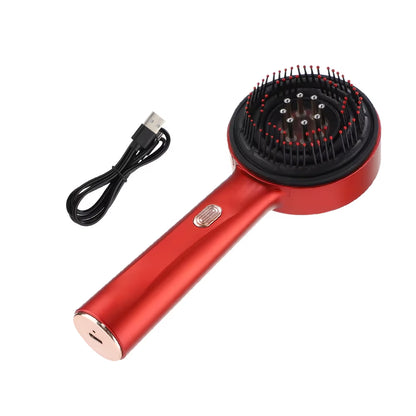 USA Free Shipping Cordless Hair Growth Scalp Oil Applicator Massage Brush Red-Light Therapy Scratching Head Massager Comb