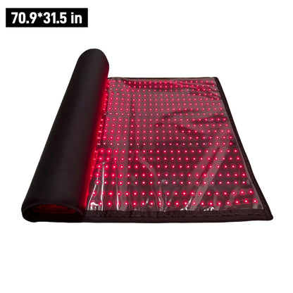 US Spot 180Cm Full Body Therapy Mat Fashion Blanket LED Red Light Sleep Bag for Head Body Health Care Sleep & Infrared Bed