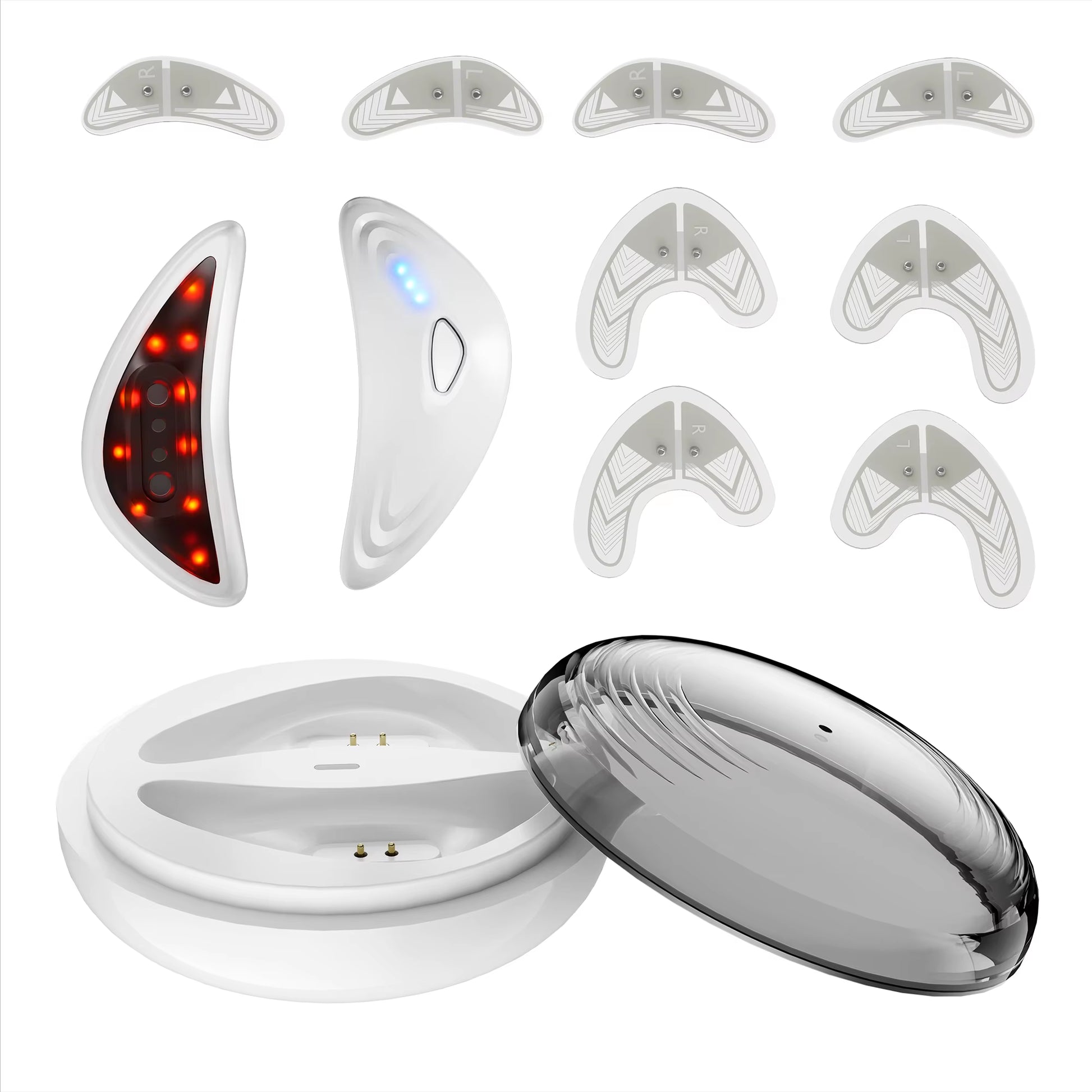 Portable under Eye Patches with Red Light Therapy & Microcurrent Eye Patch for Dark Circles & Anti-Aging