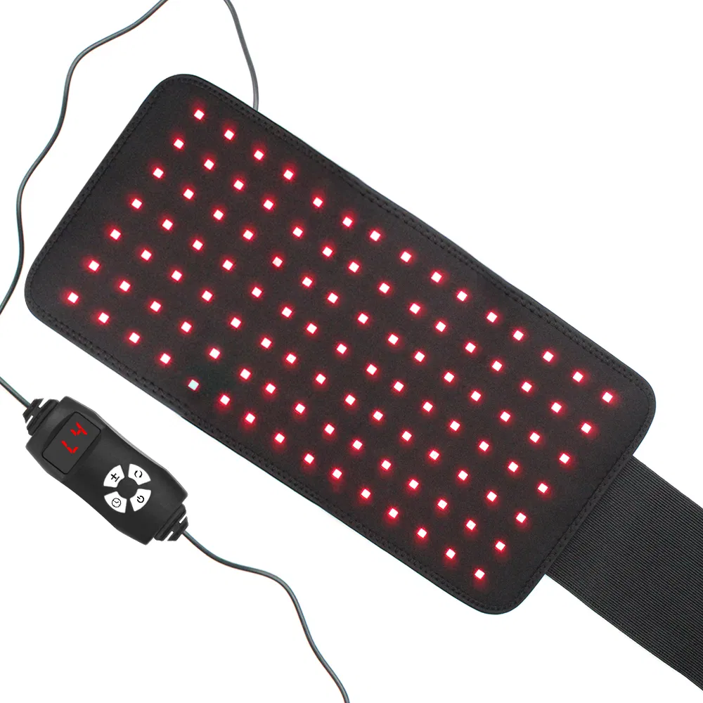 Red Light Therapy Waist Wrap | 660nm/850nm LED Belt with Timer for Pain Relief