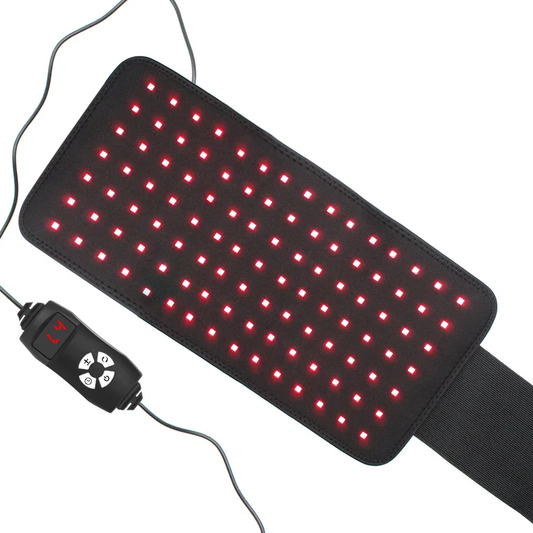 Red Light Therapy Waist Wrap | 660nm/850nm LED Belt with Timer for Pain Relief